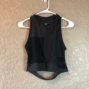 Nike crop top open back